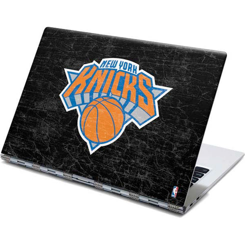 NBA New York Knicks Black Secondary Logo Yoga 910 2-in-1 14in Touch-Screen Skin